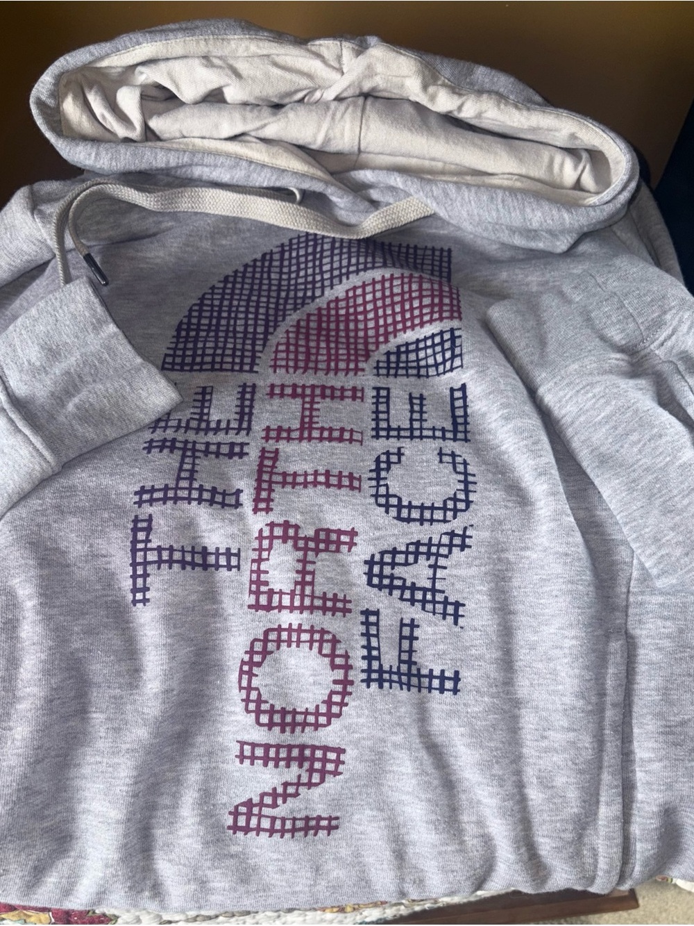 The North Face Women's Light Gray Pullover Hoodie